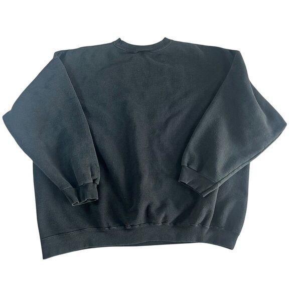 Vintage Pittsburgh Steelers Crewneck Men’s XXL Black Big Graphic Logo NFL Y2K - Picture 4 of 10